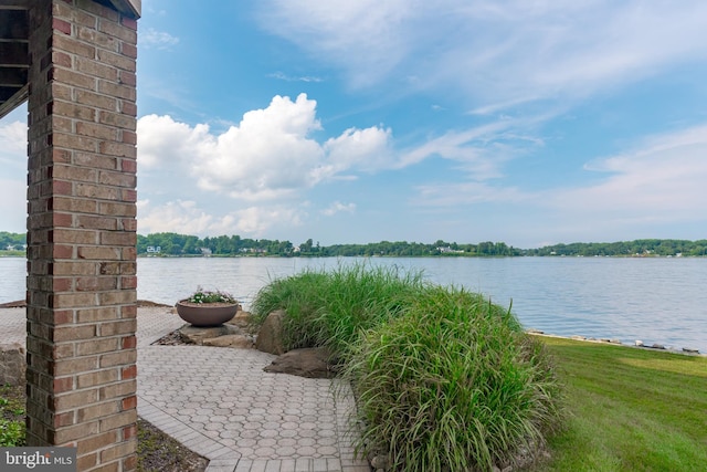 view of water feature