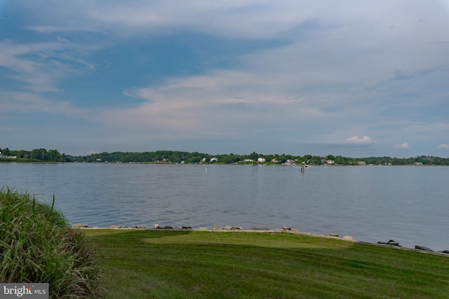 view of property view of water