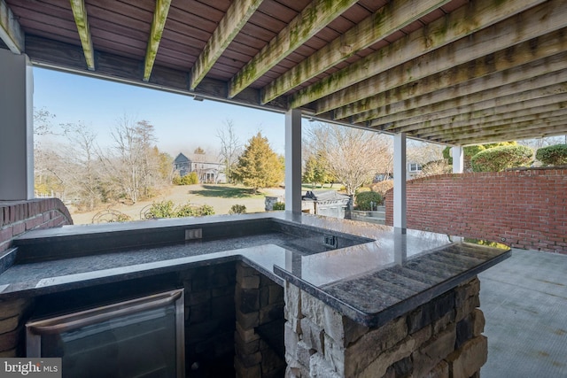 view of patio / terrace featuring area for grilling