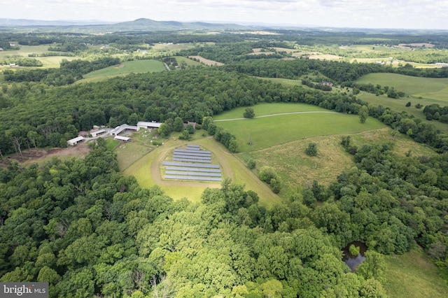 view of aerial view