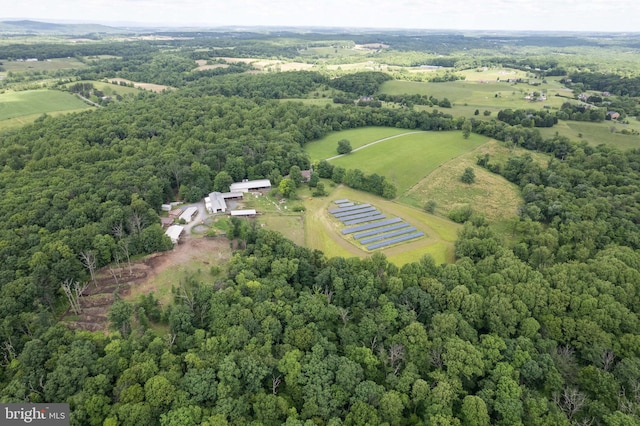 view of aerial view