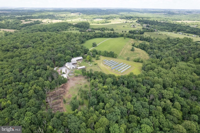 view of aerial view