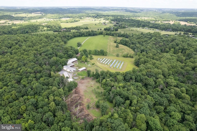 view of aerial view