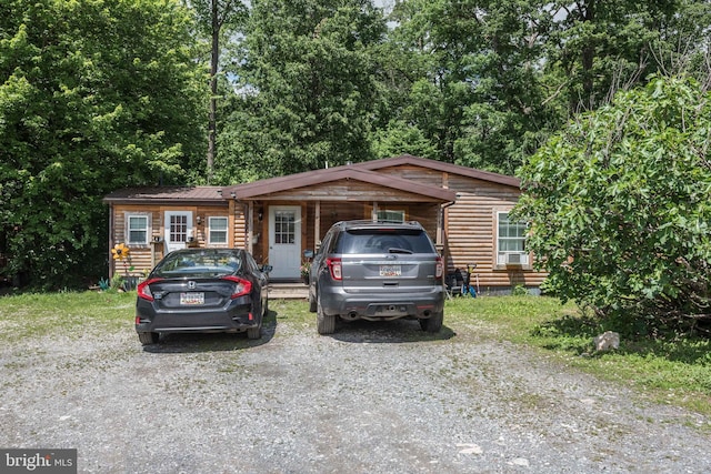 view of front of home