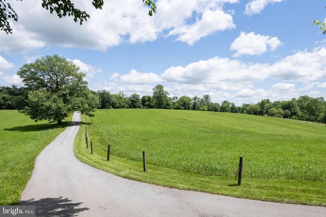 view of road