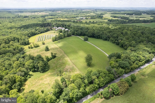 view of aerial view