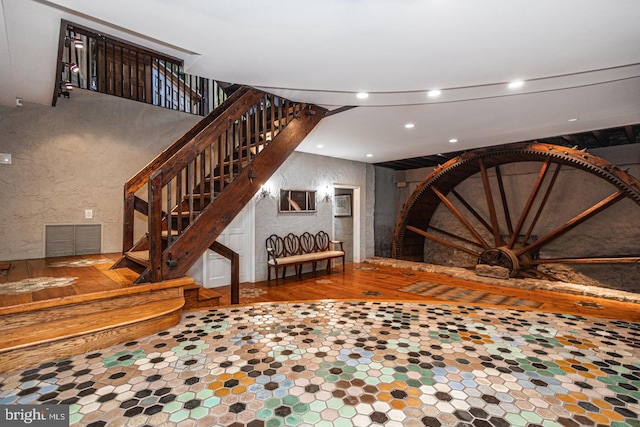 3111 Burnt House Hill Rd, Doylestown, PA 18902 - interior space with dark tile floors