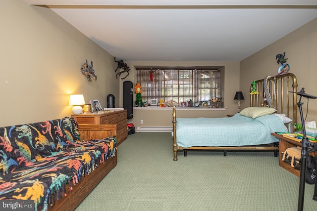 3111 Burnt House Hill Rd, Doylestown, PA 18902 - bedroom with carpet floors and a baseboard heating unit