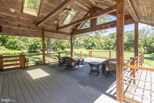 3111 Burnt House Hill Rd, Doylestown, PA 18902 - view of wooden deck