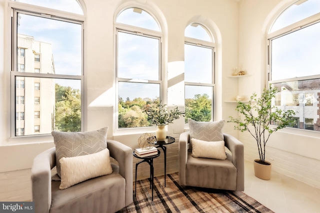 sunroom with a wealth of natural light