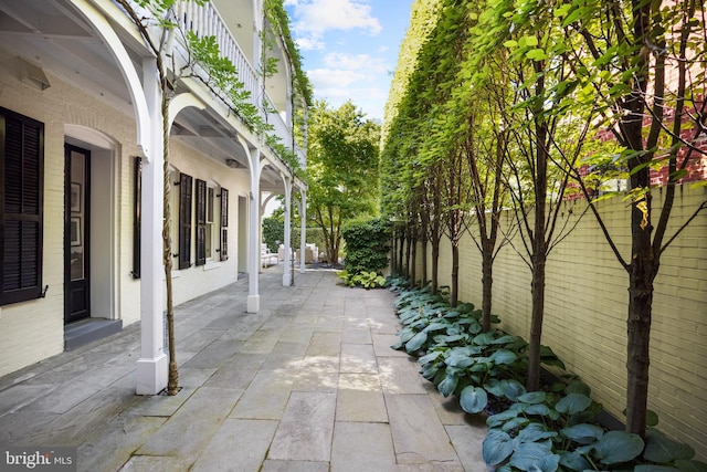 view of patio