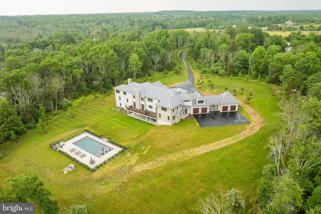 view of birds eye view of property