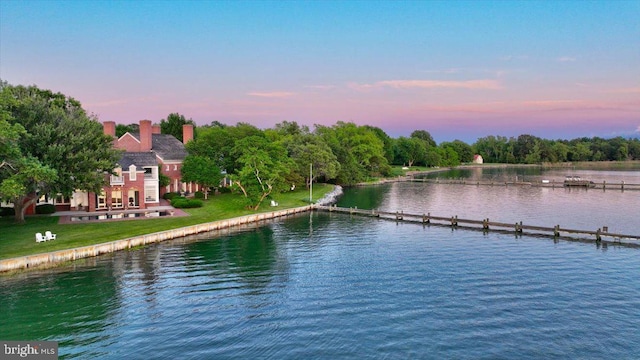 property view of water