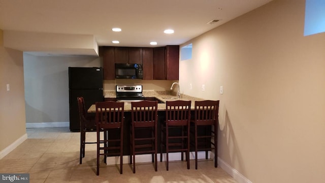 dining room with sink