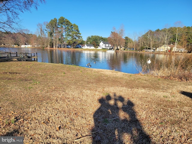 view of water view