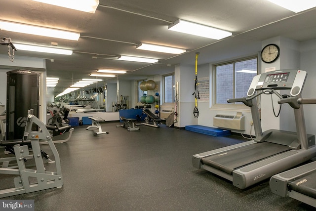 view of exercise room