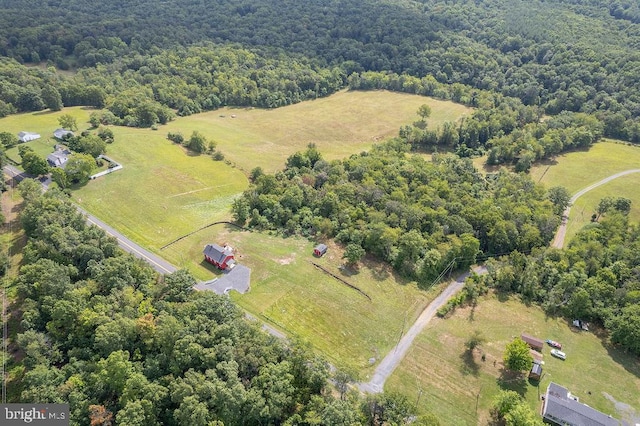 view of aerial view