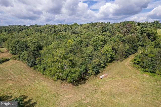 view of aerial view