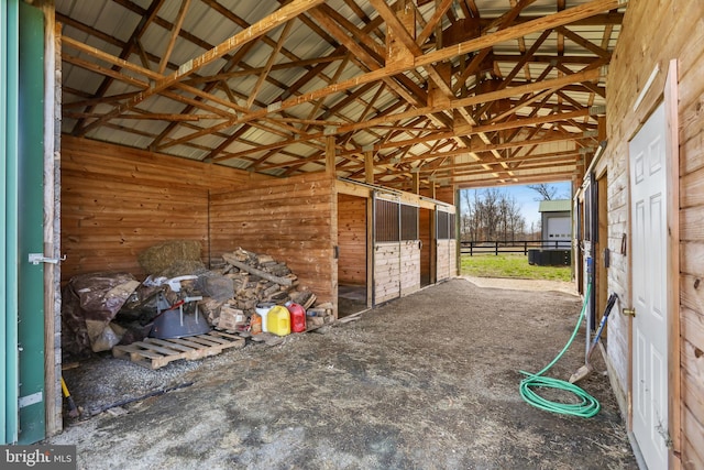 view of stable