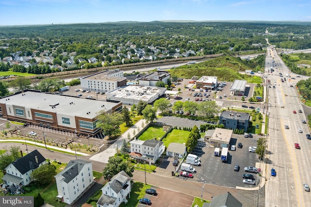 view of aerial view