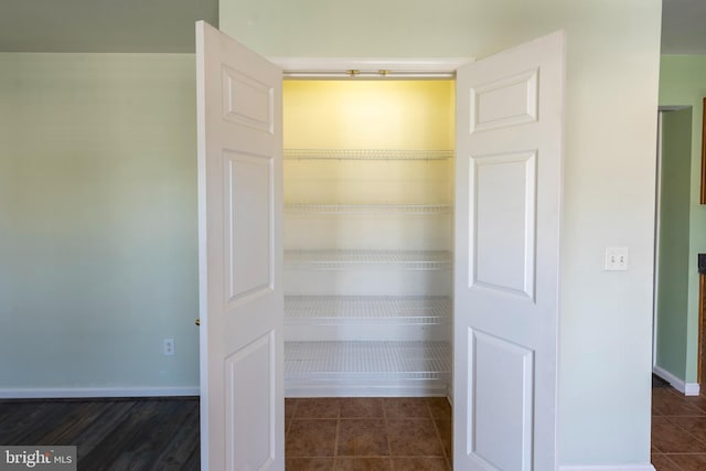 view of closet