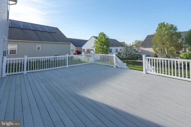 view of deck