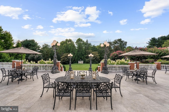 view of patio