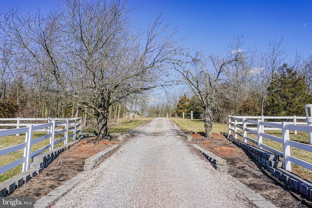 view of road