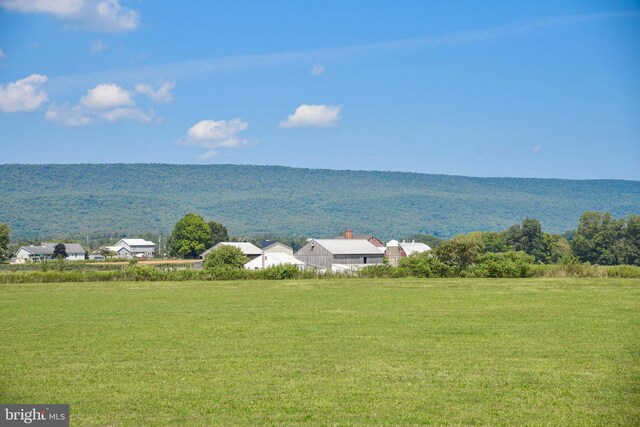 property view of water featuring a mountain view