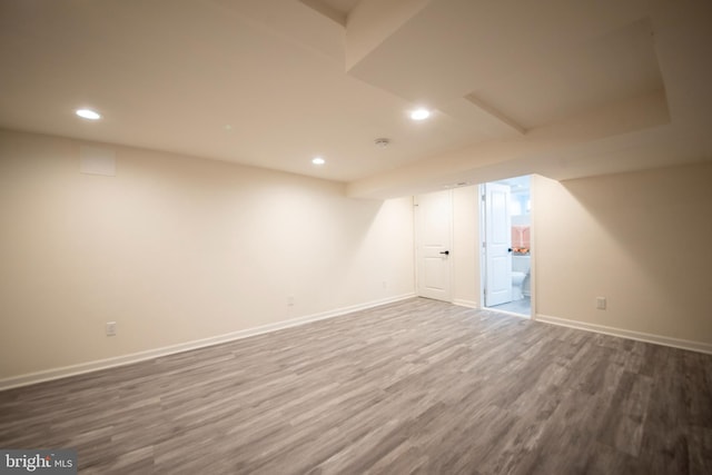 interior space with wood-type flooring