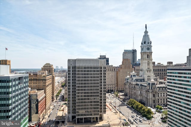 view of property's view of city