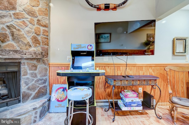 view of dining area