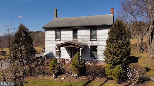 view of front of house