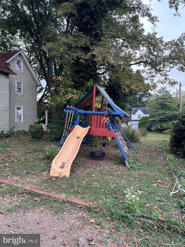 view of play area