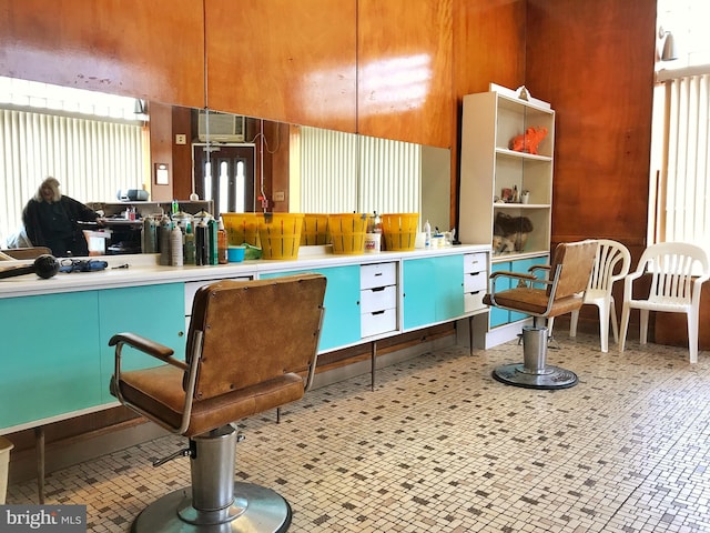 kitchen featuring tile floors