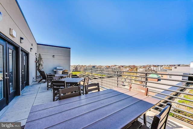 exterior space featuring a balcony