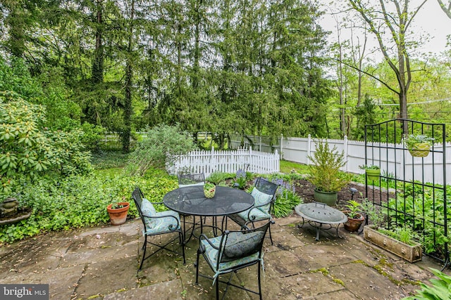 view of patio