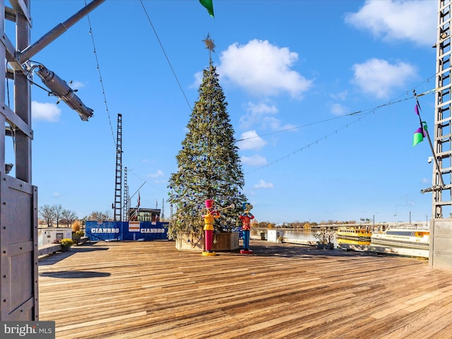 view of deck