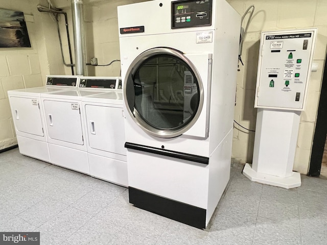 laundry area featuring separate washer and dryer