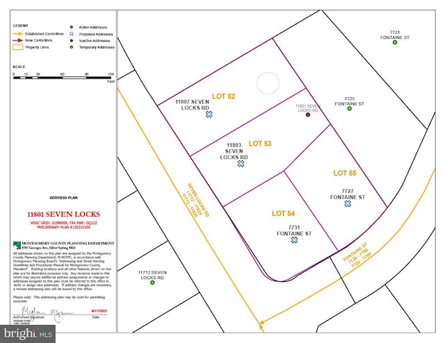 11807 Seven Locks Rd, Potomac MD, 20854 land for sale