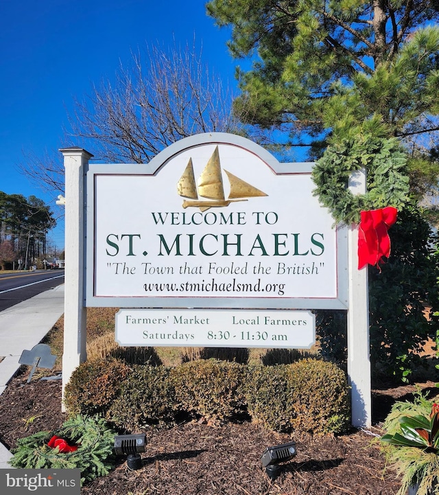 LOT16A Meadow St, Saint Michaels, MD 21663 - view of community sign