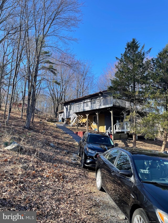 view of front of home