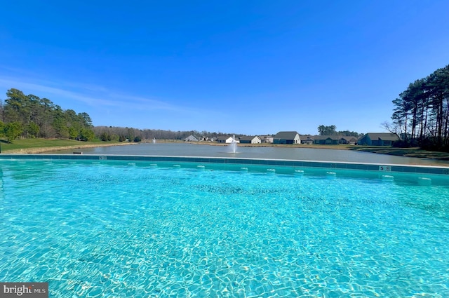 view of pool