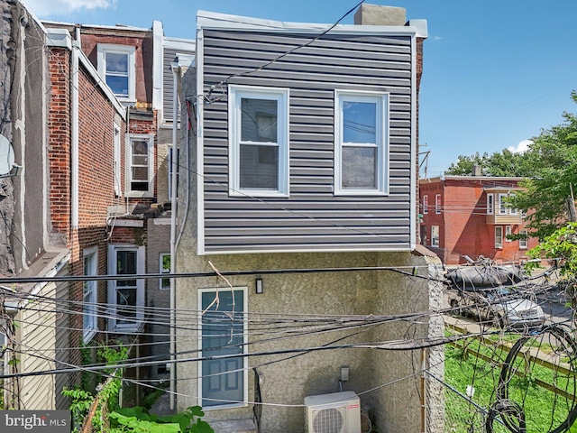 exterior space with stucco siding