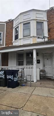 exterior space with covered porch