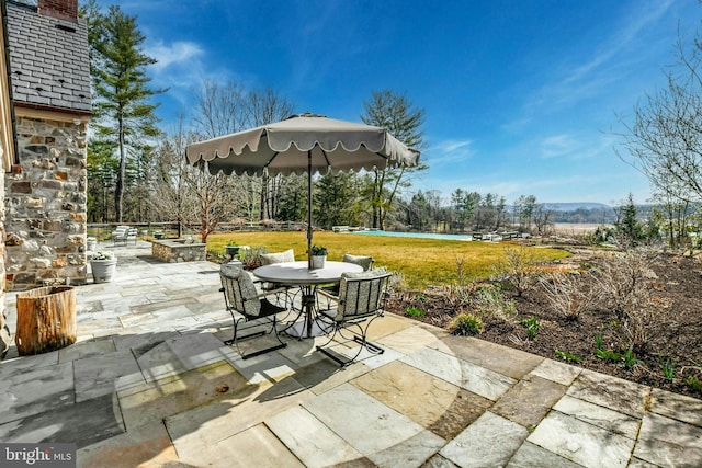 view of patio / terrace with outdoor dining area