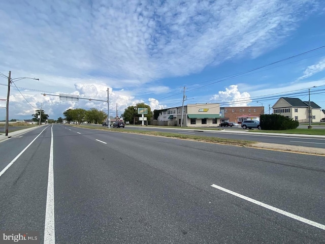 view of road