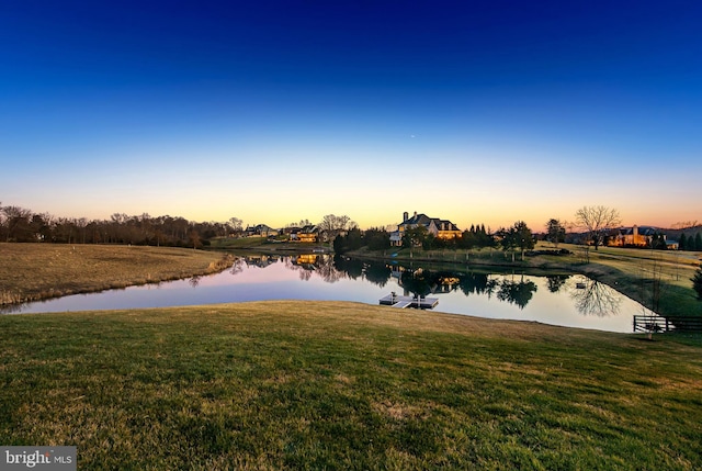 property view of water