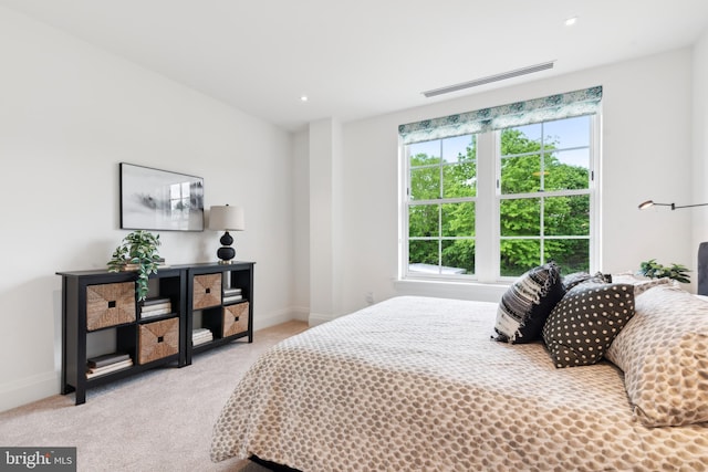 bedroom featuring carpet flooring