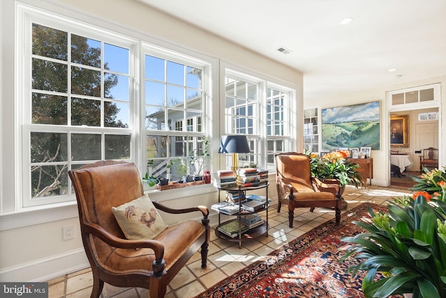 sunroom / solarium with a wealth of natural light